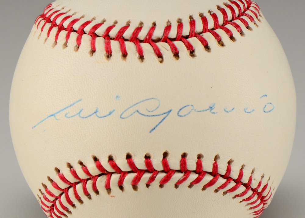 Luis Aparicio Signed Baseball  COA