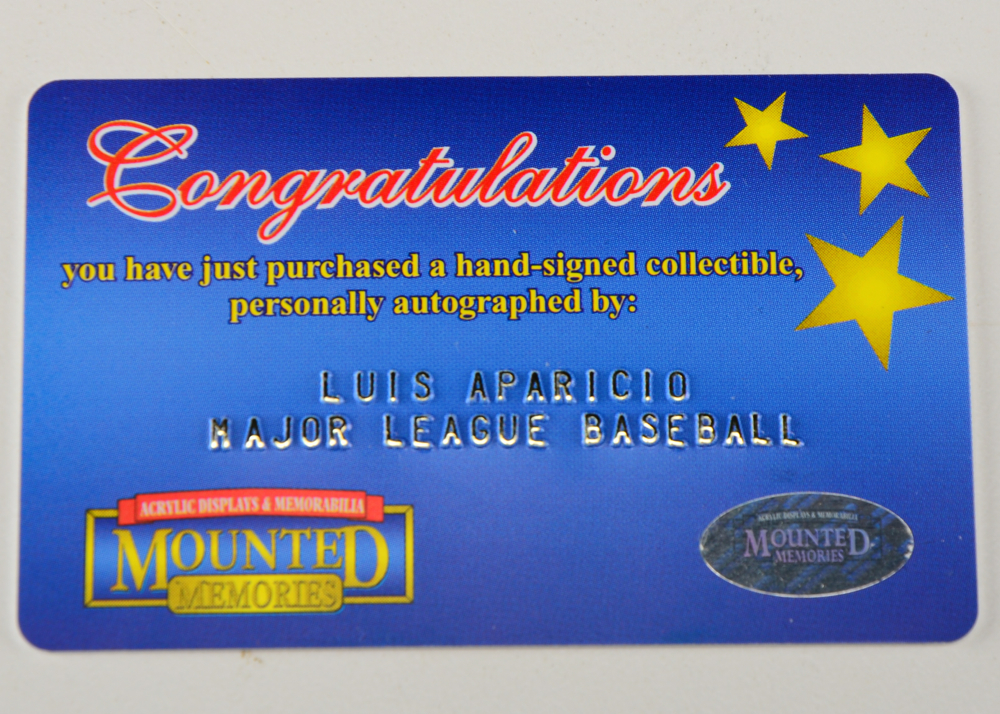 Luis Aparicio Signed Baseball  COA