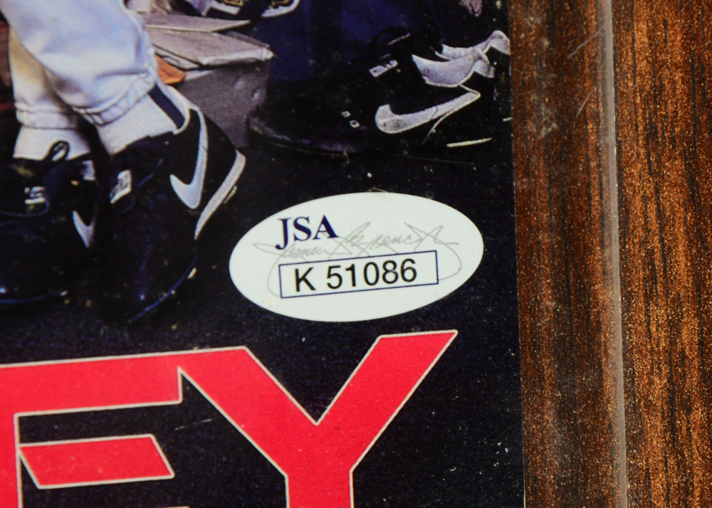 Ken Griffey Sr. and  Jr. Signed Print  COA