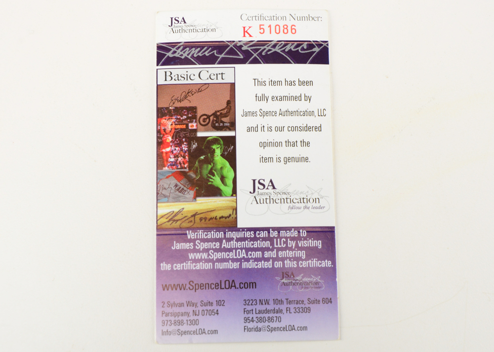 Ken Griffey Sr. and  Jr. Signed Print  COA