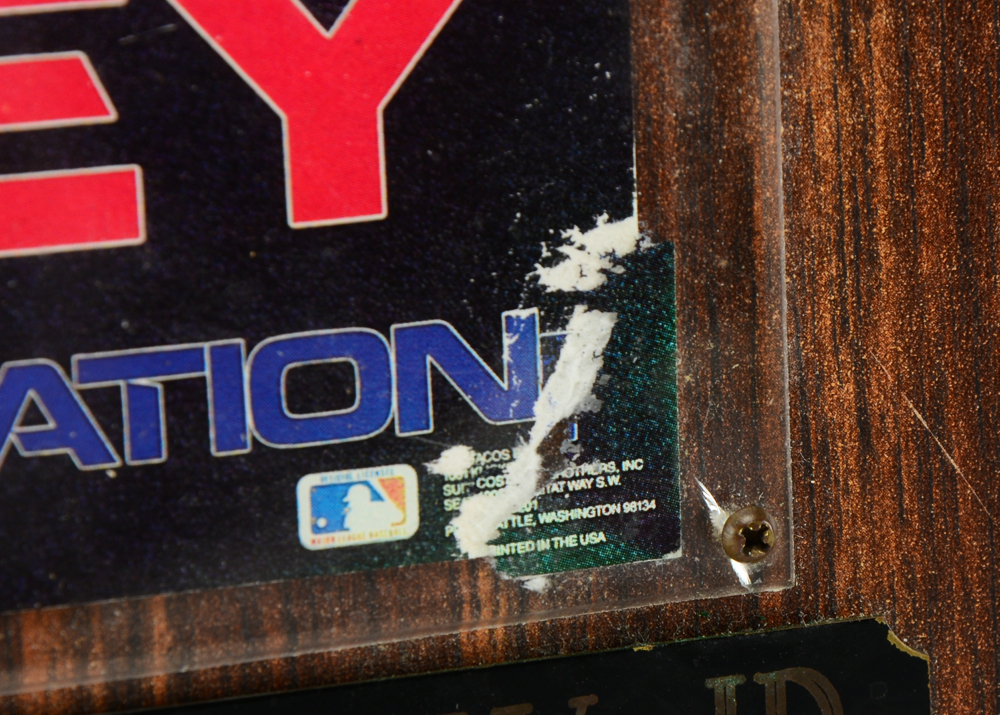 Ken Griffey Sr. and  Jr. Signed Print  COA