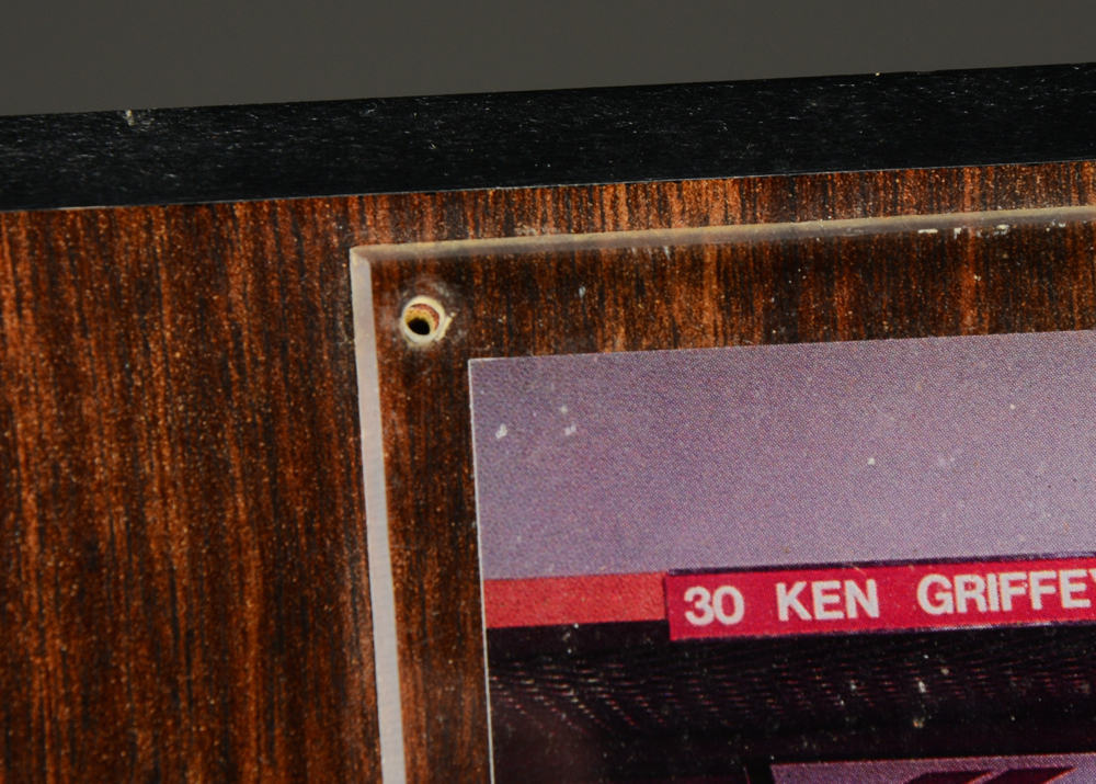 Ken Griffey Sr. and  Jr. Signed Print  COA