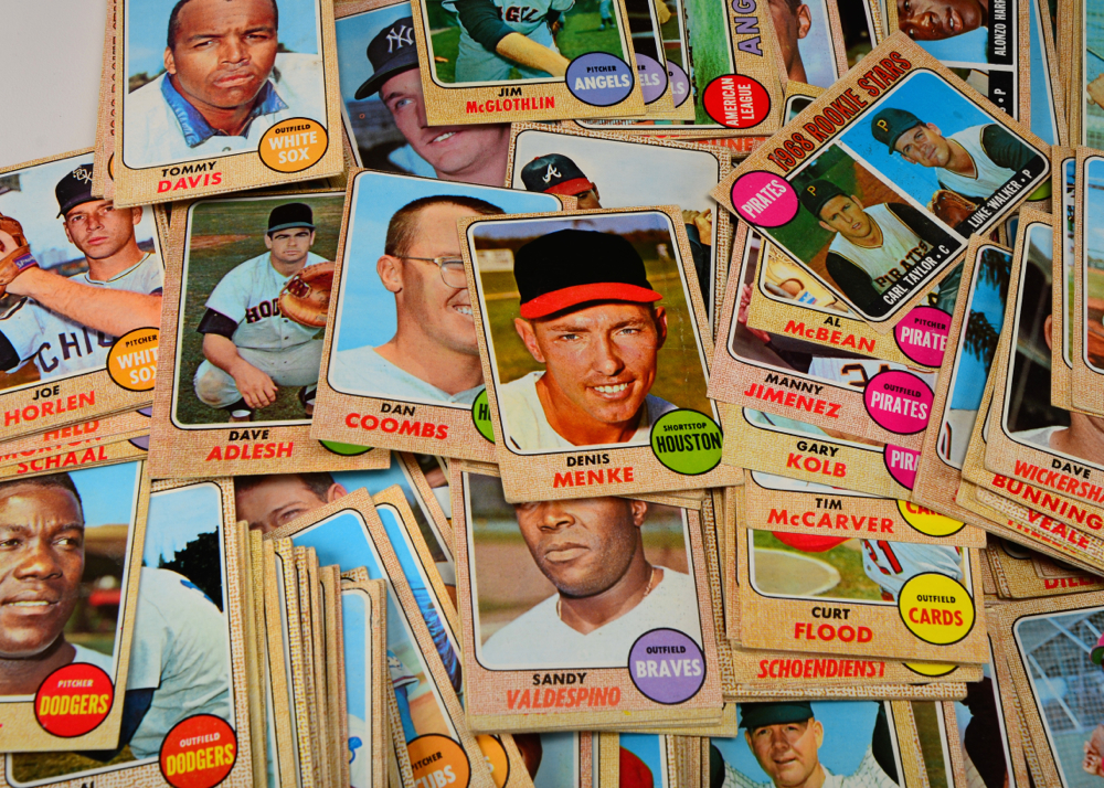 Near Set Of 1968 Topps Baseball Cards