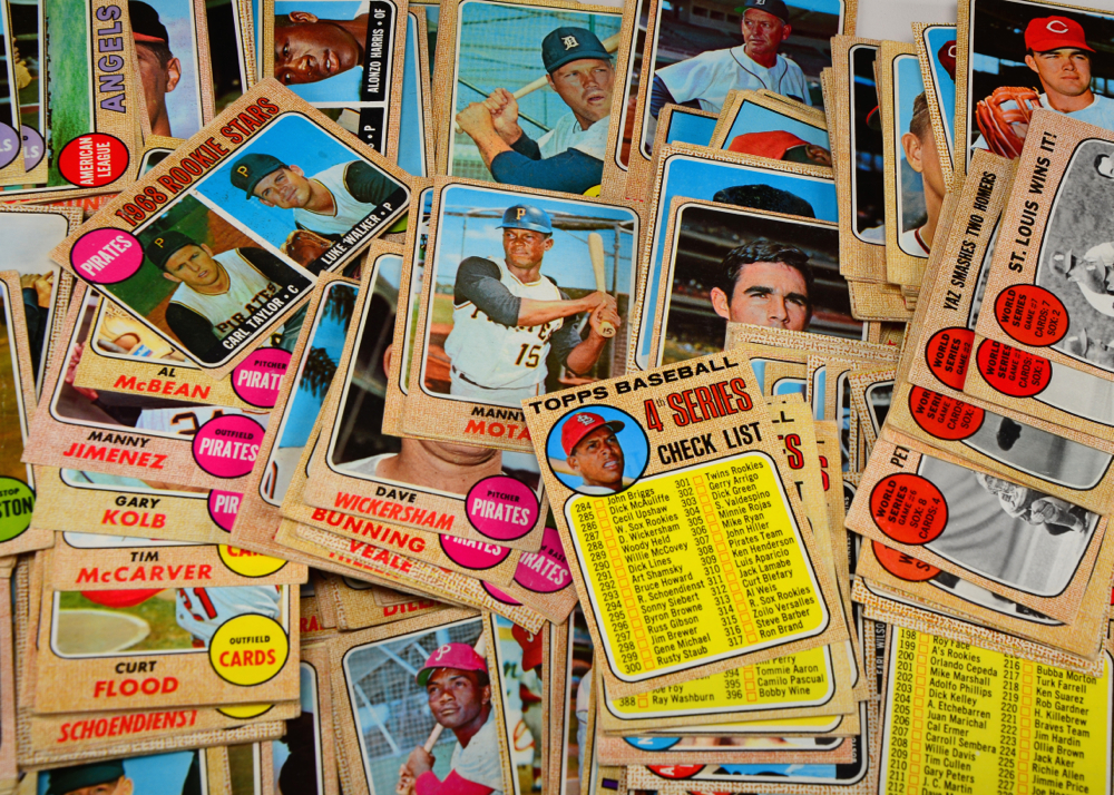 Near Set Of 1968 Topps Baseball Cards
