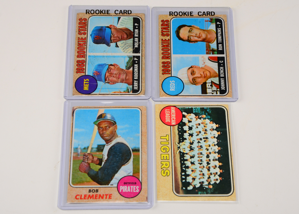 Near Set Of 1968 Topps Baseball Cards