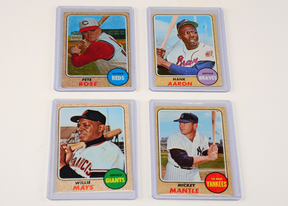 Near Set Of 1968 Topps Baseball Cards