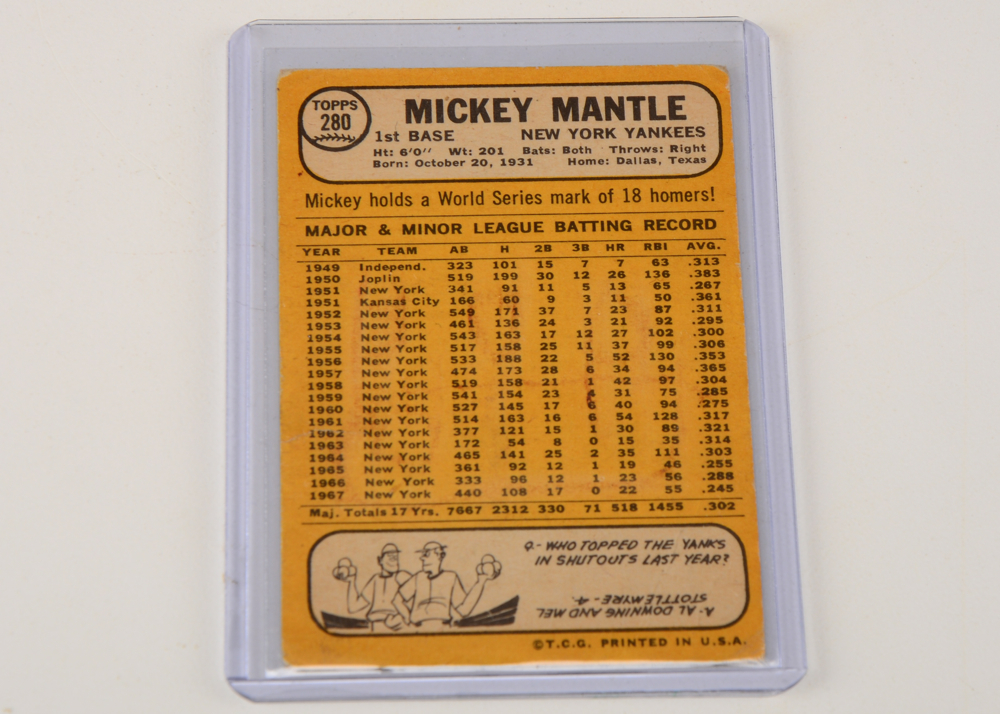 Near Set Of 1968 Topps Baseball Cards