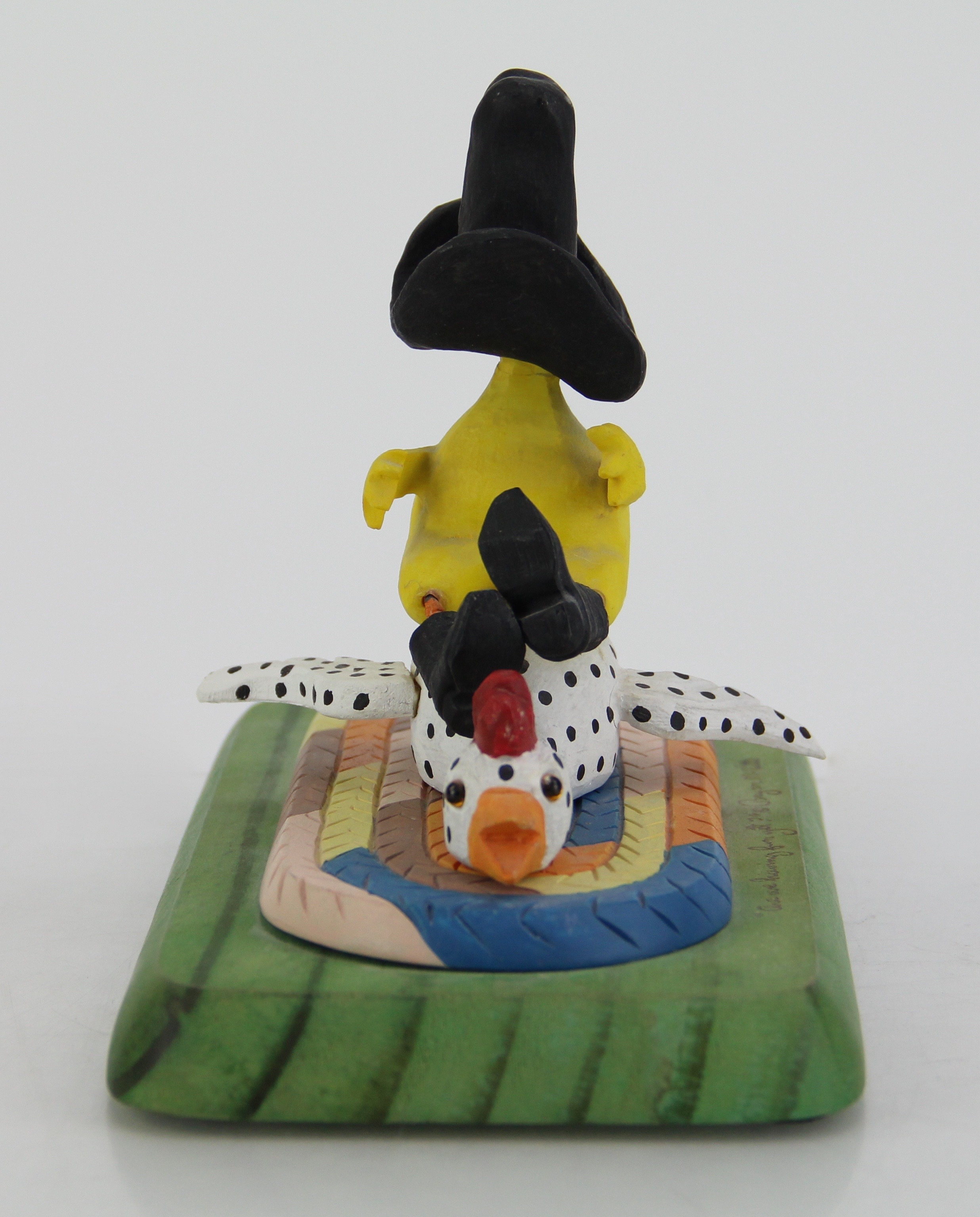 Folk Art by Bryan McNutt and Bronze Glasses Holder Art