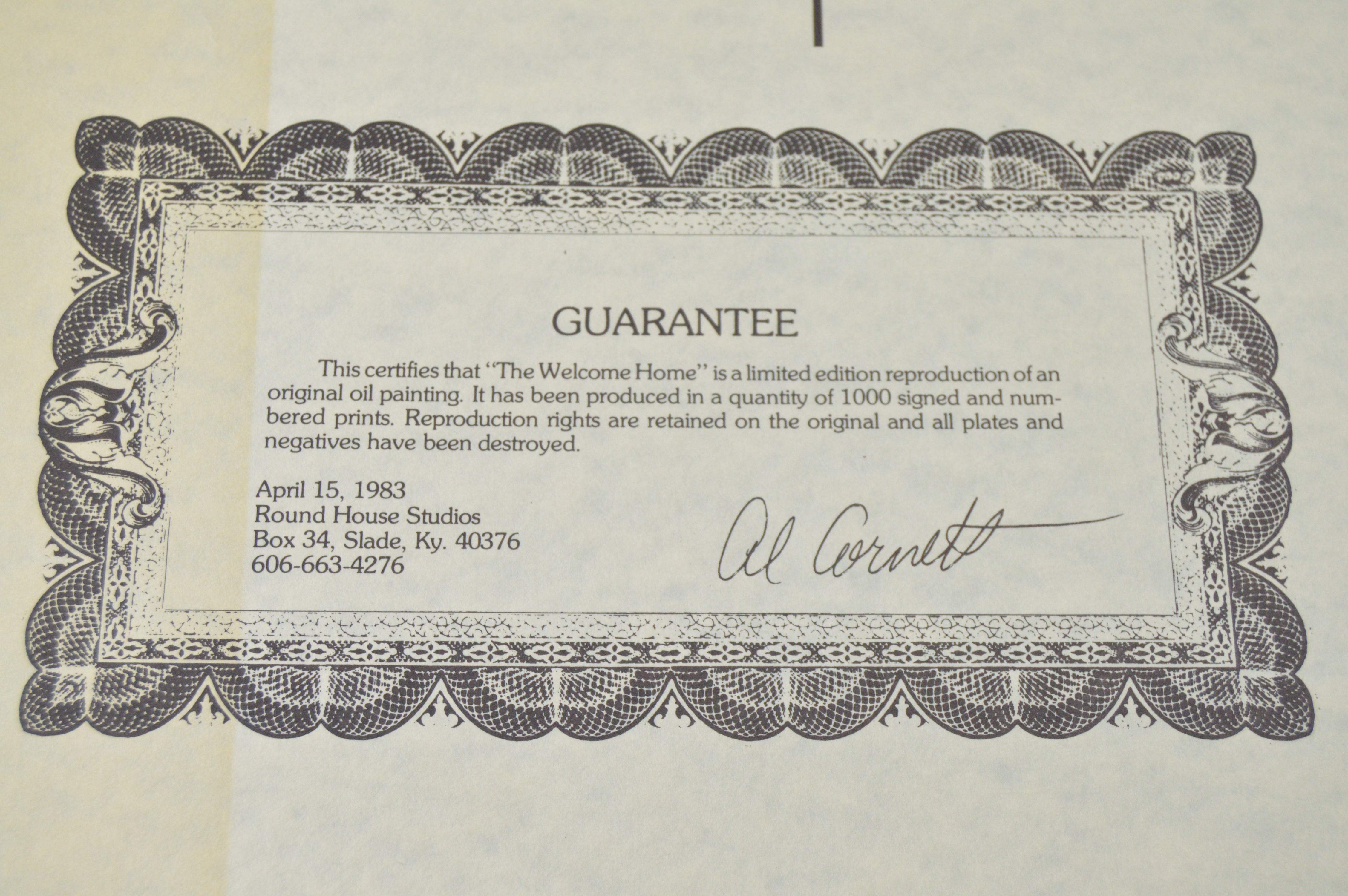 Large Collection of Signed Al Cornett Offset Lithographs