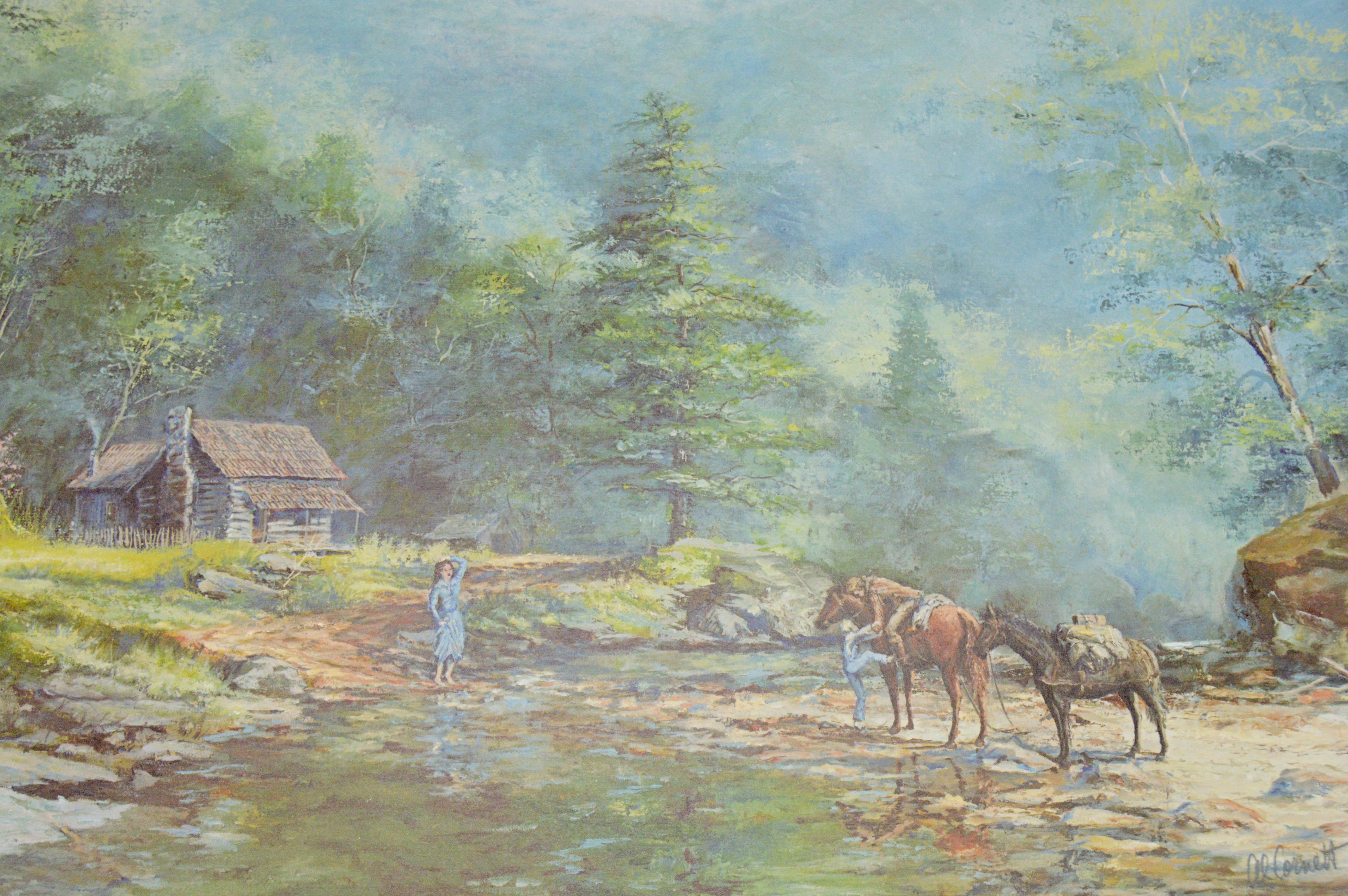 Large Collection of Signed Al Cornett Offset Lithographs