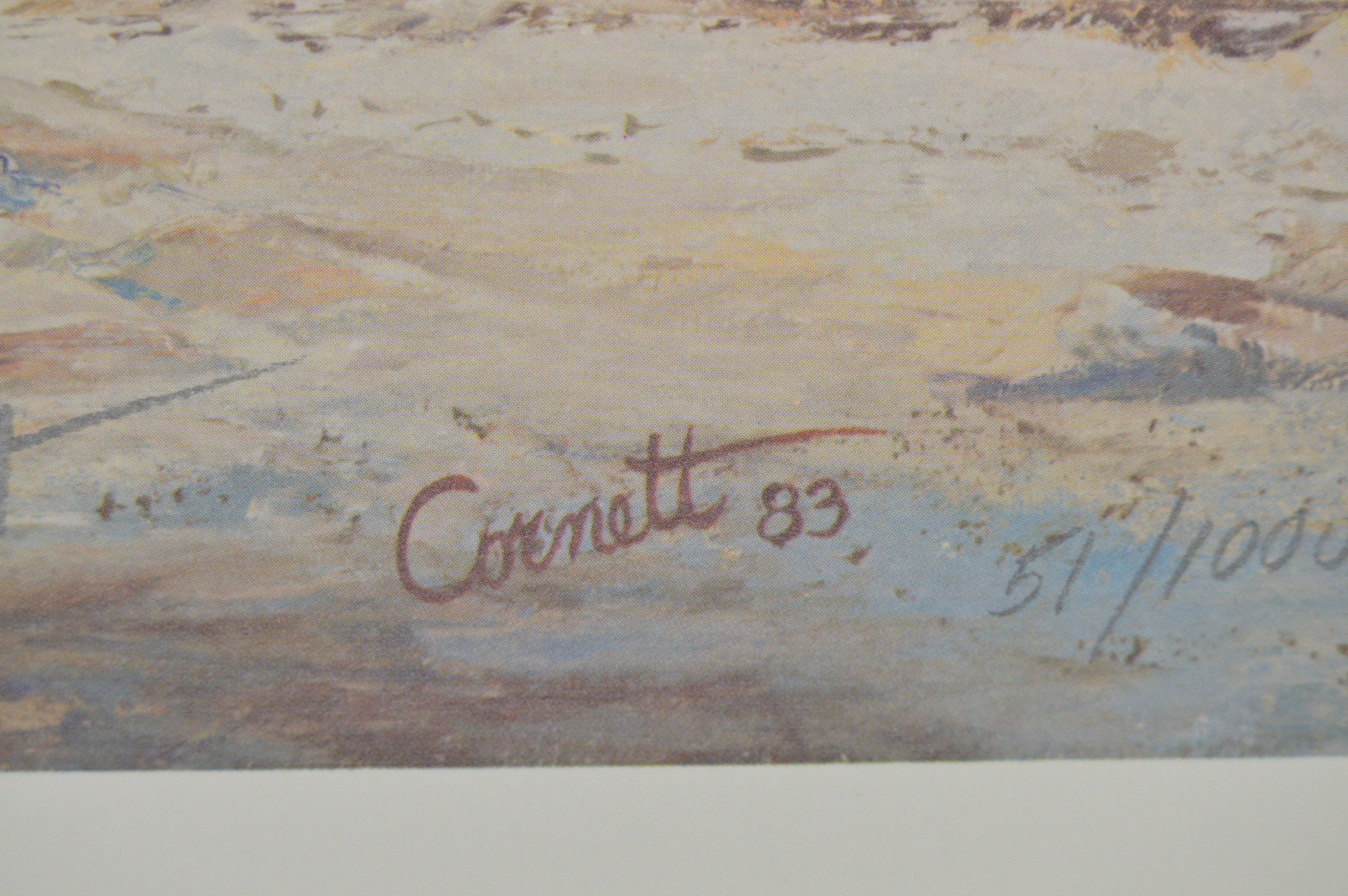 Large Collection of Signed Al Cornett Offset Lithographs