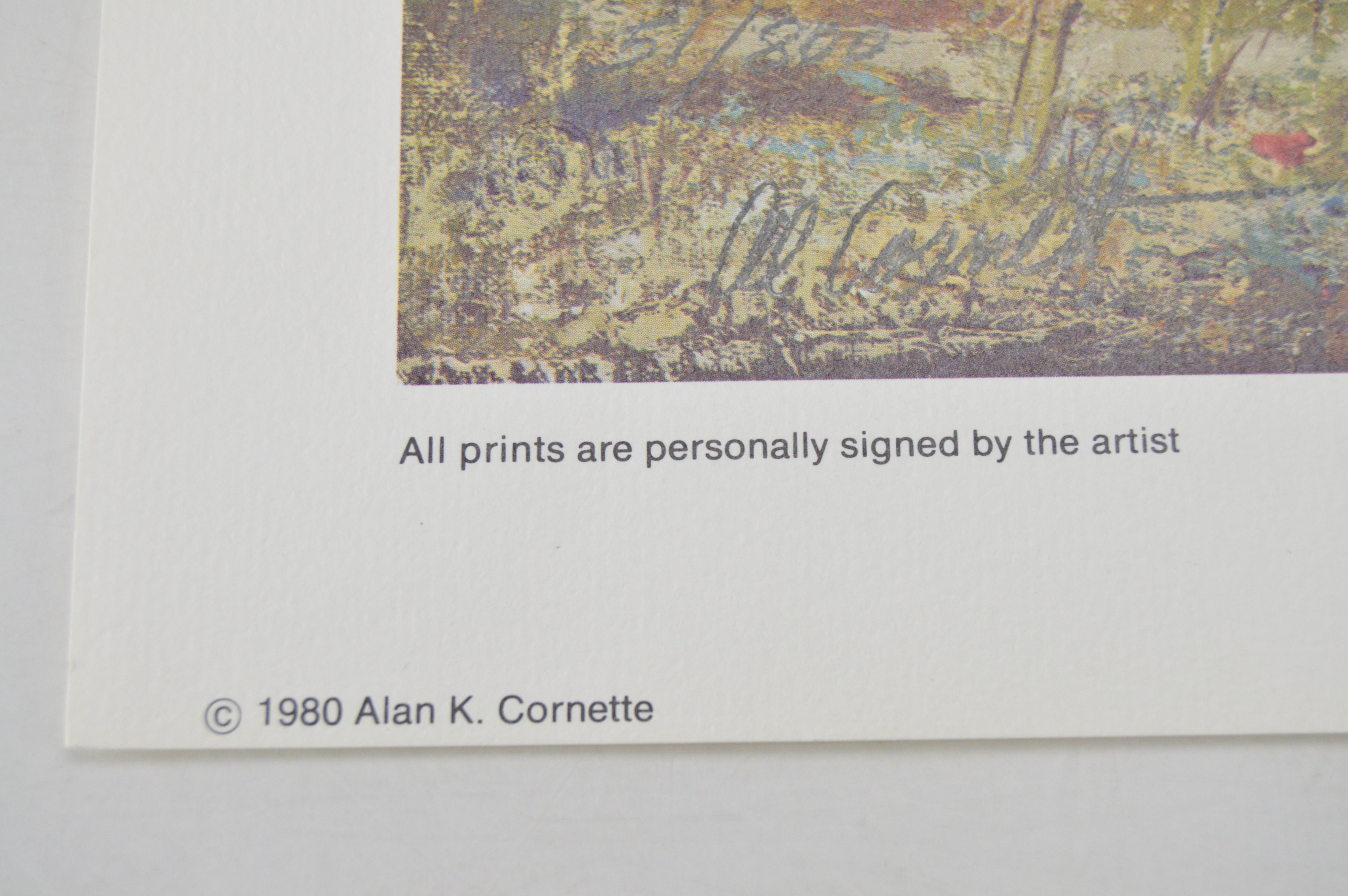 Large Collection of Signed Al Cornett Offset Lithographs
