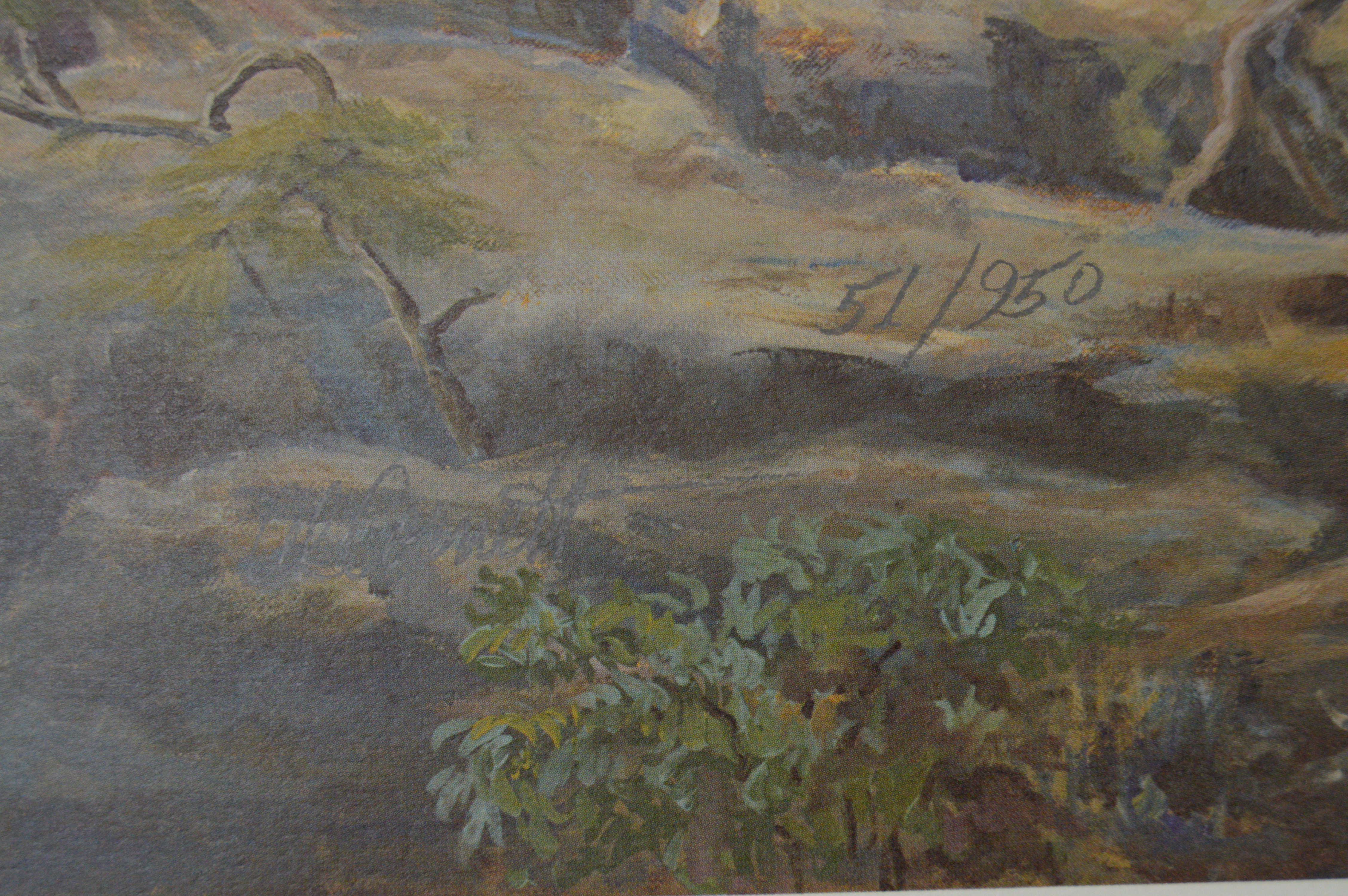 Large Collection of Signed Al Cornett Offset Lithographs