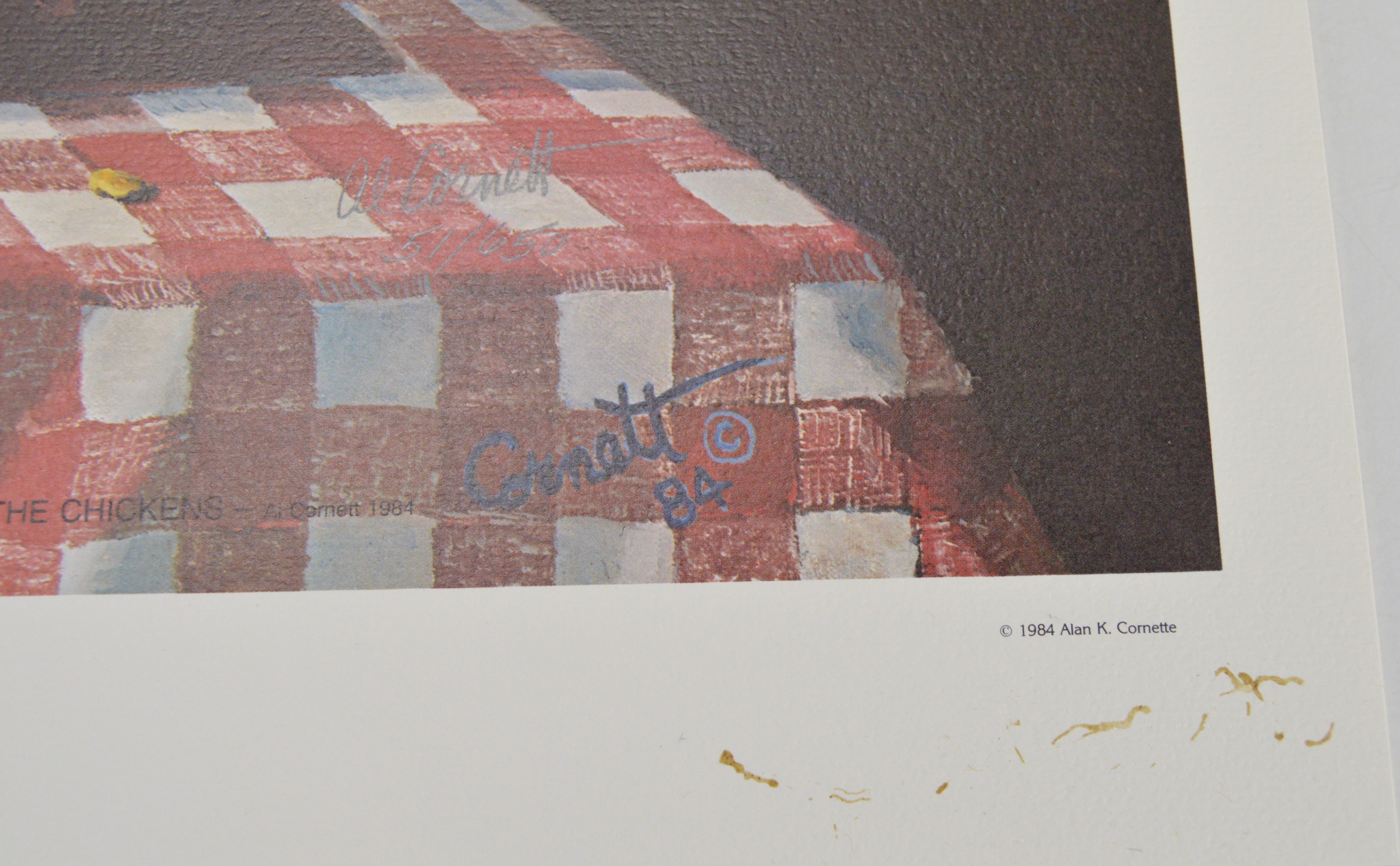 Large Collection of Signed Al Cornett Offset Lithographs