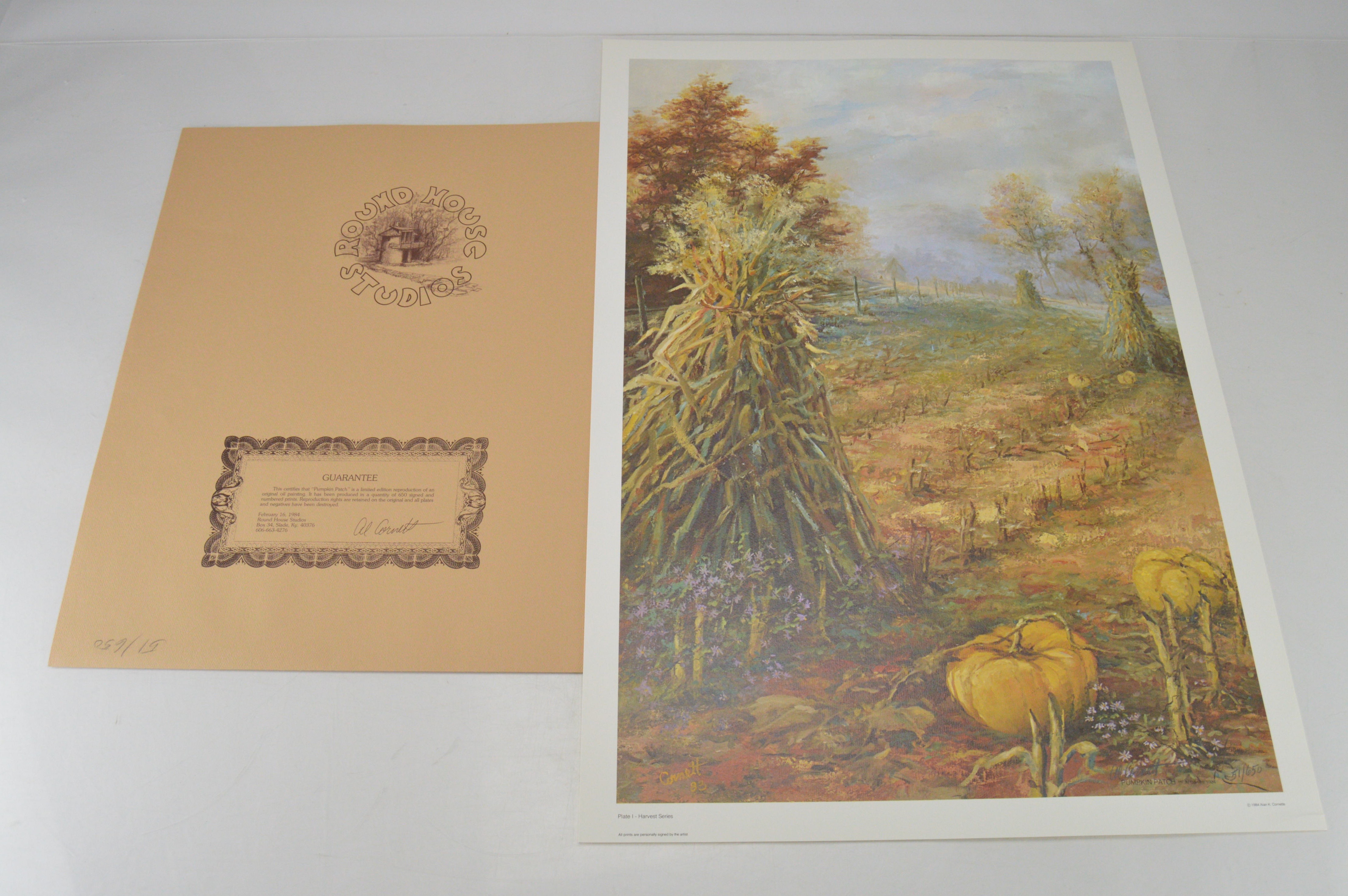 Large Collection of Signed Al Cornett Offset Lithographs