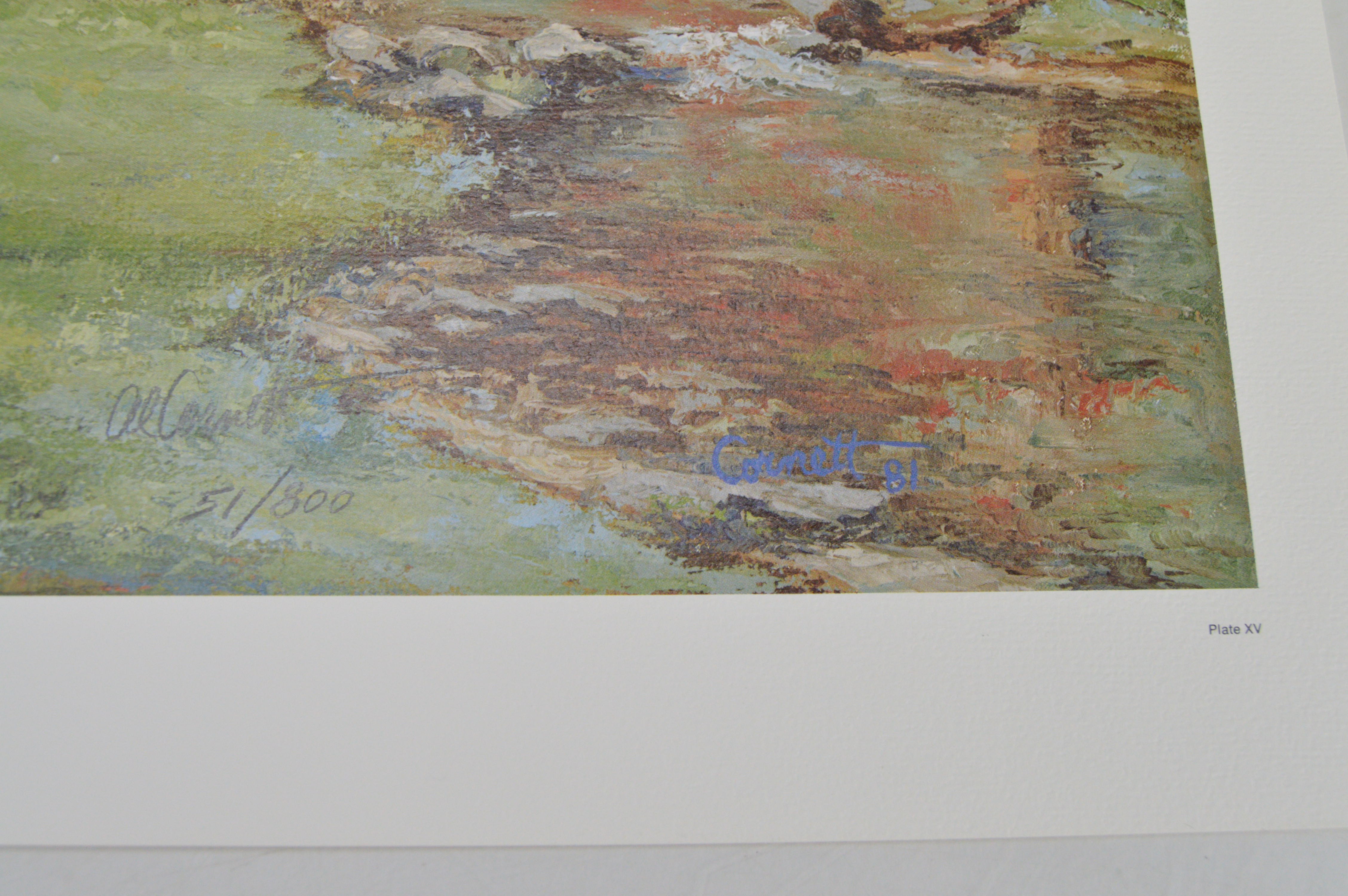 Large Collection of Signed Al Cornett Offset Lithographs