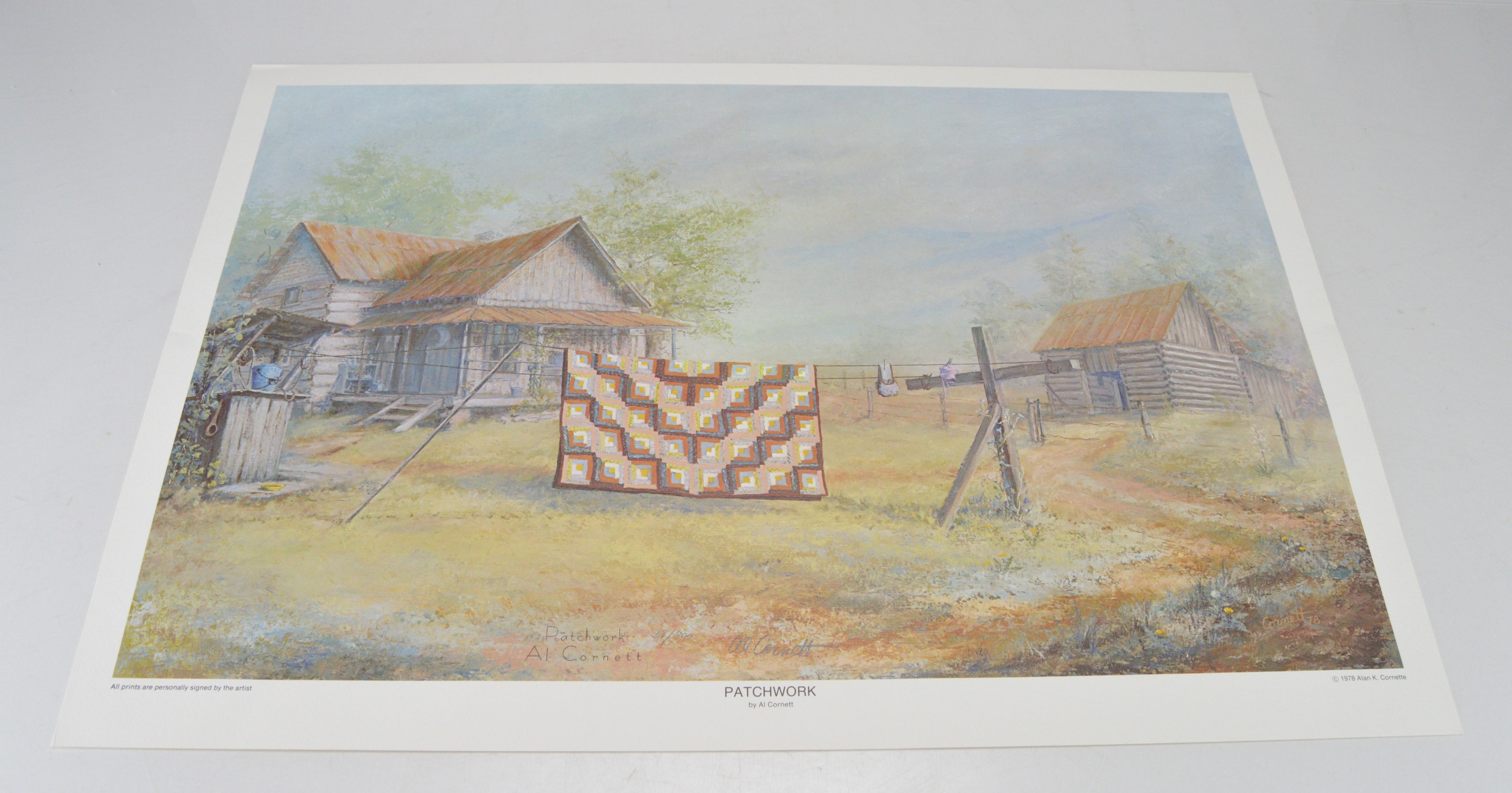 Large Collection of Signed Al Cornett Offset Lithographs