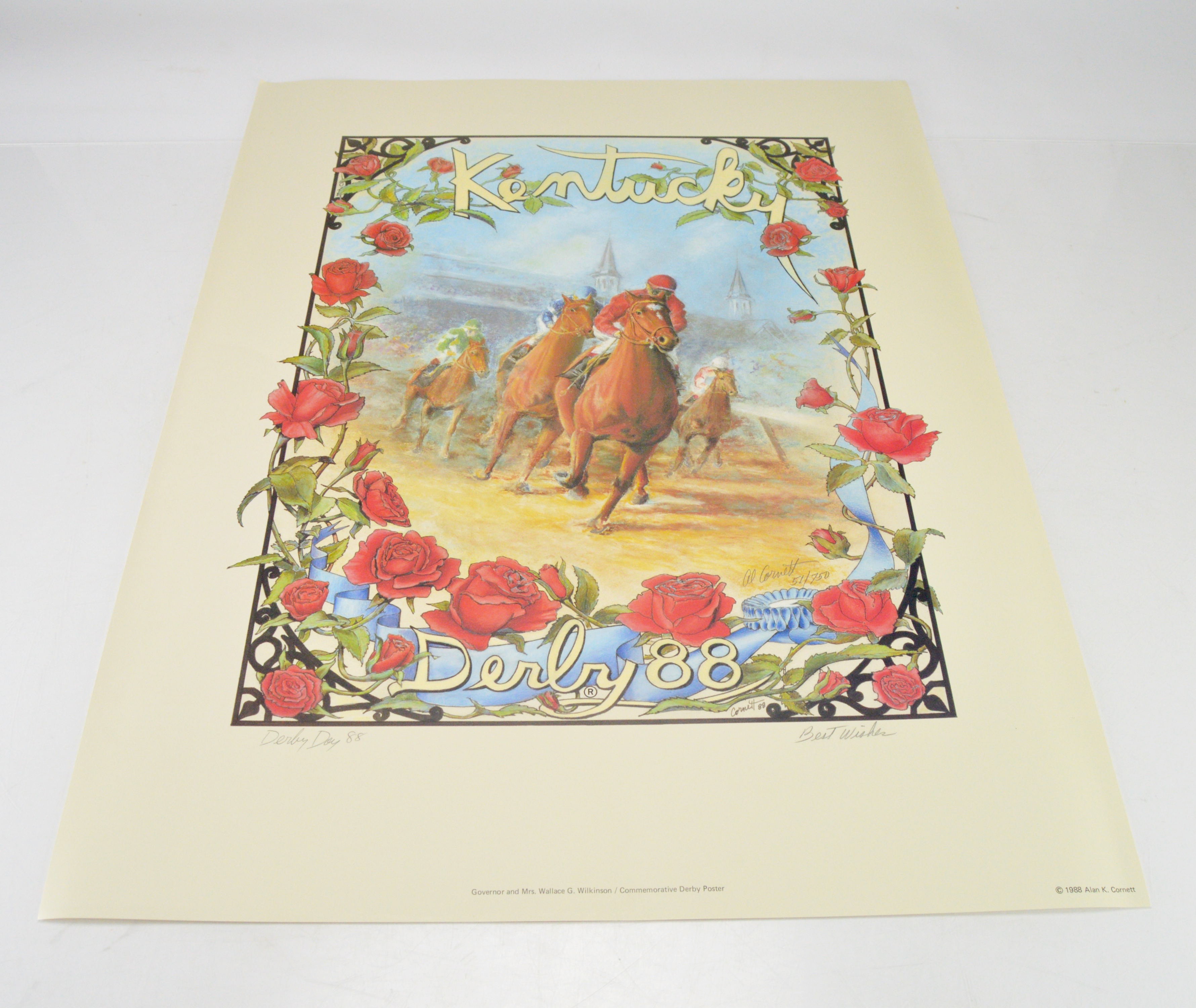 Large Collection of Signed Al Cornett Offset Lithographs