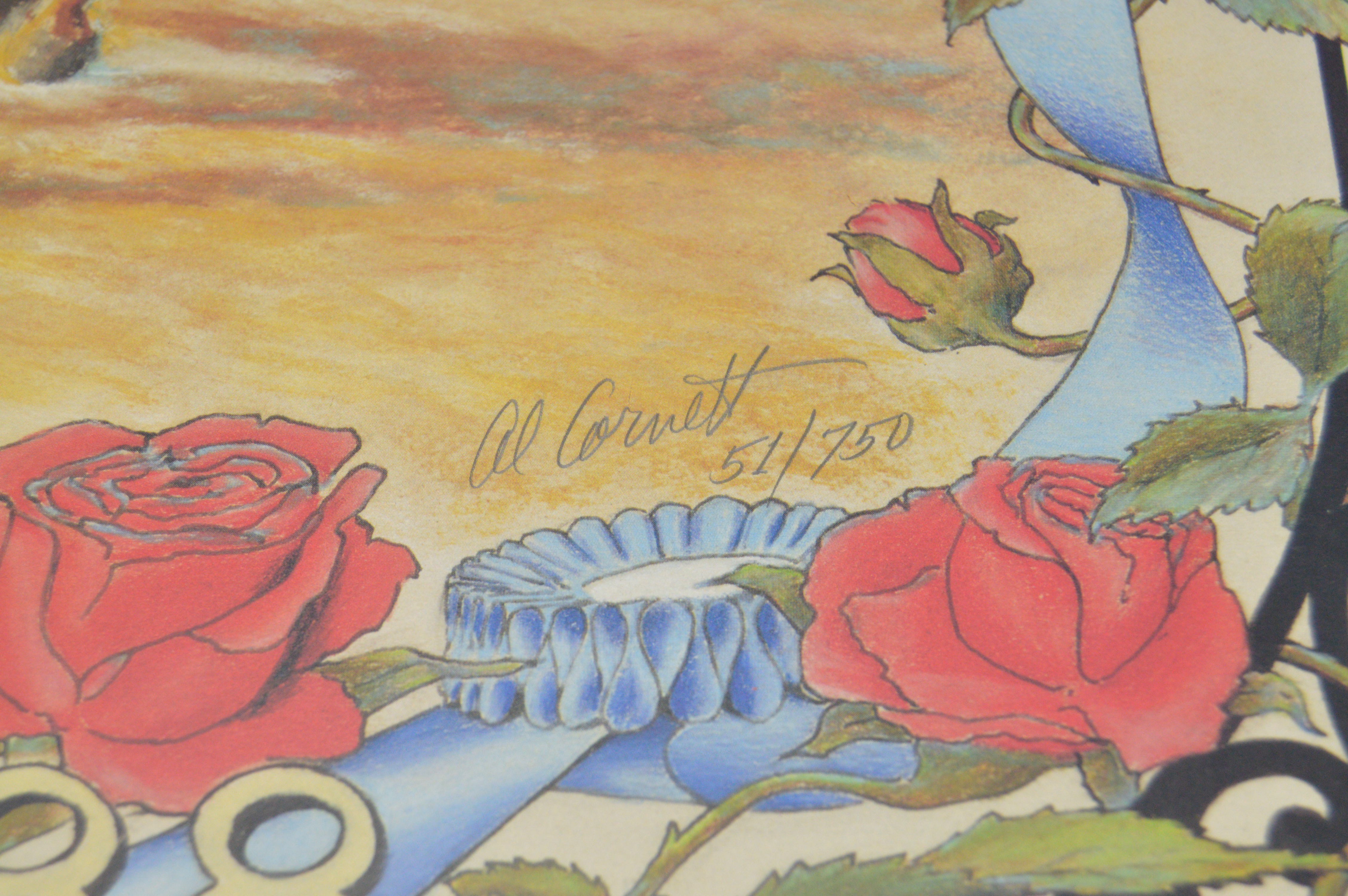 Large Collection of Signed Al Cornett Offset Lithographs