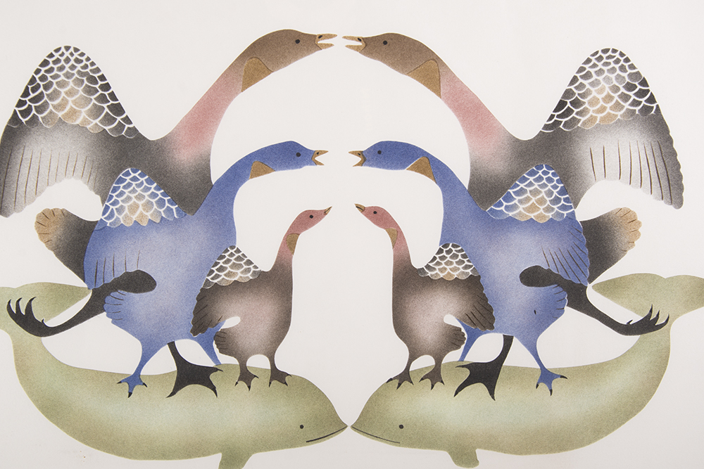 Karpik and Maniapik "Growing Up In Summer" Stencil Print