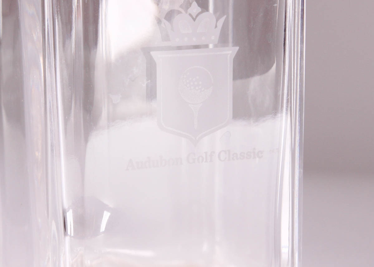 Golf Themed Ice Bucket, Decanters and Stemware