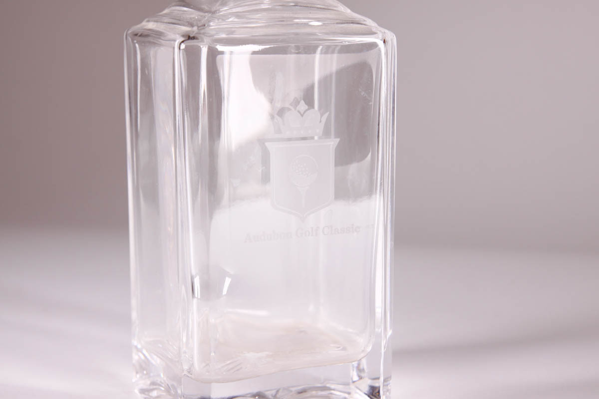 Golf Themed Ice Bucket, Decanters and Stemware