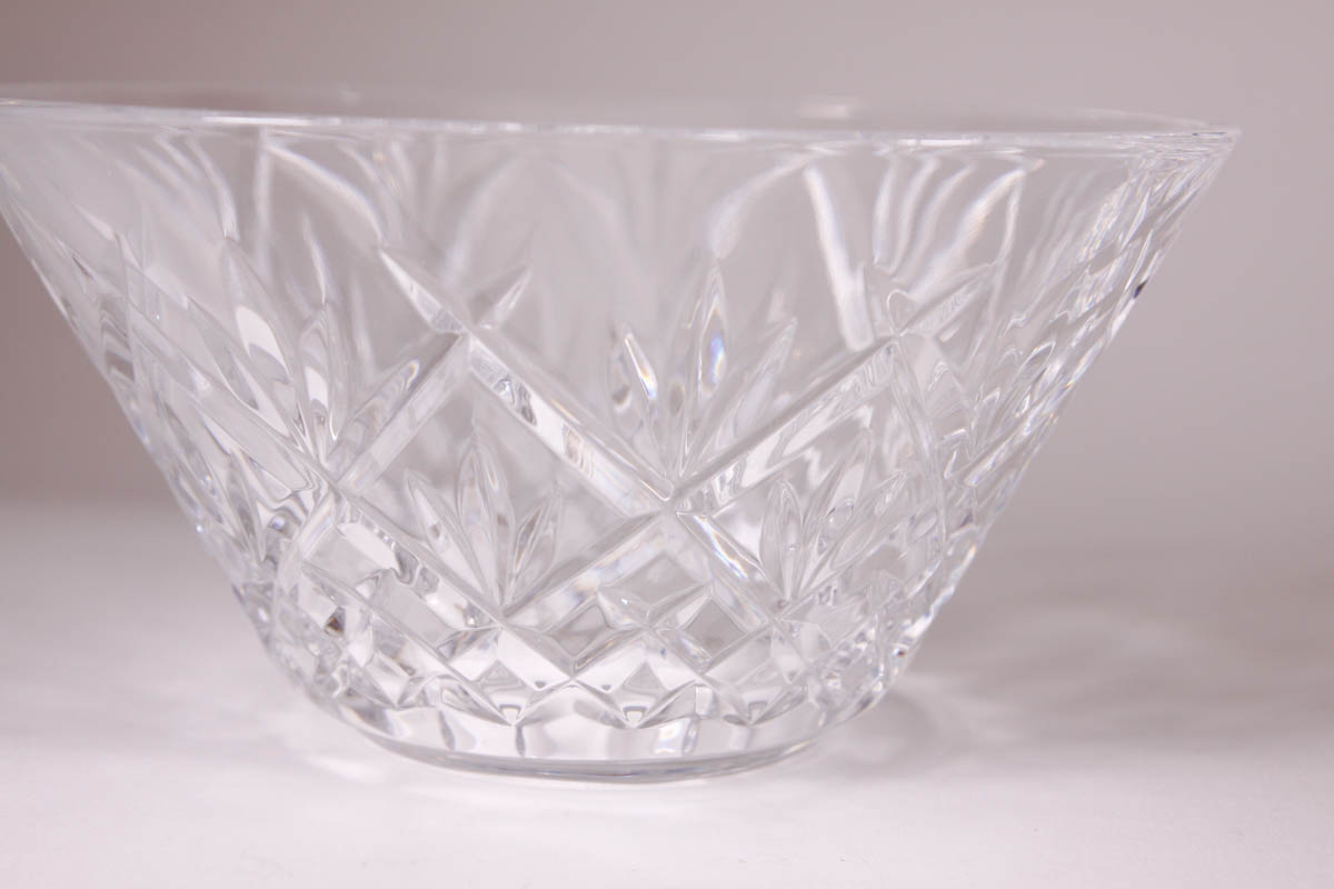 Waterford Crystal Round Bowl in the "Innisfree" Pattern