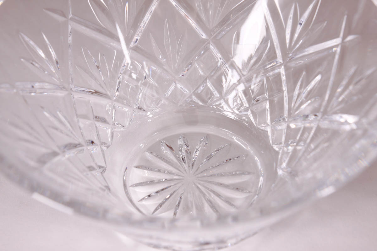 Waterford Crystal Round Bowl in the "Innisfree" Pattern