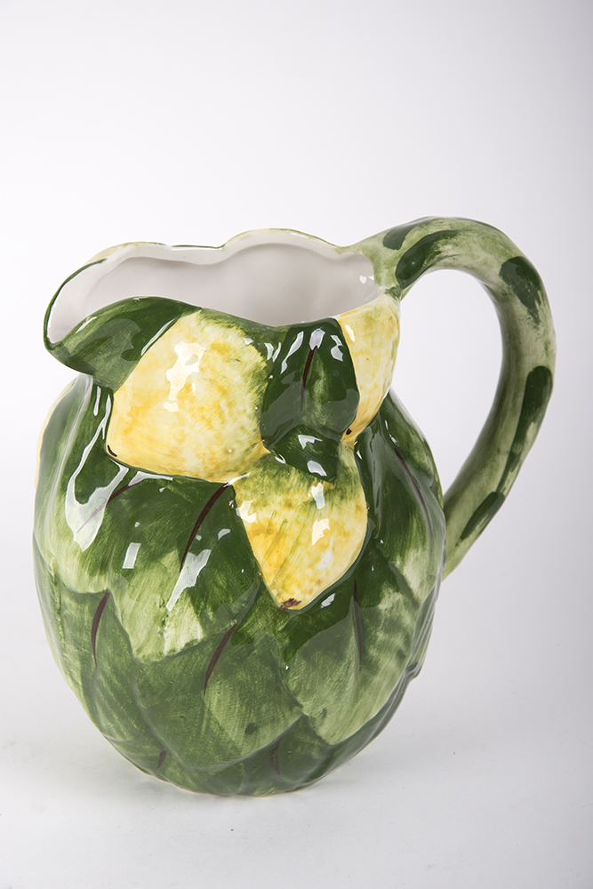 Italian Ceramic Lemon Pitcher