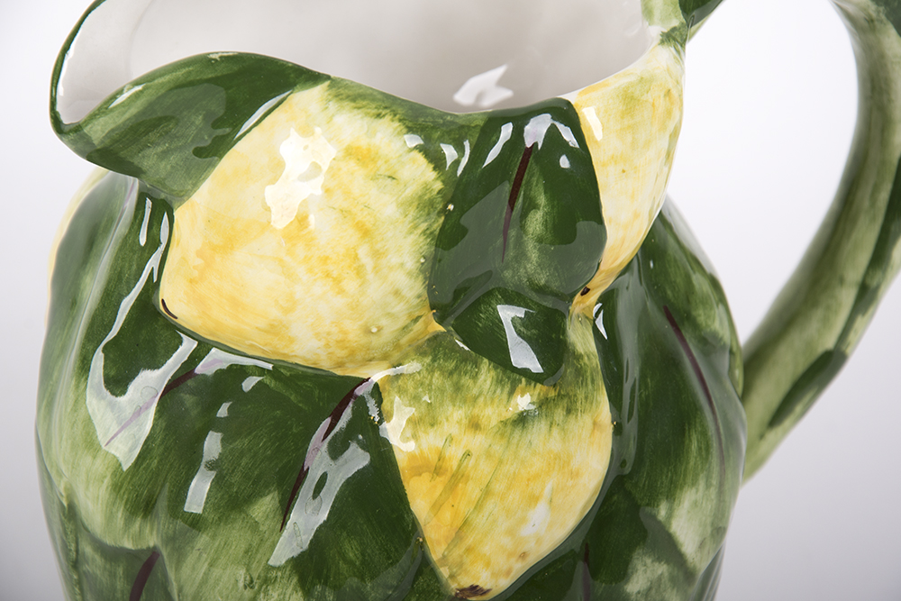 Italian Ceramic Lemon Pitcher