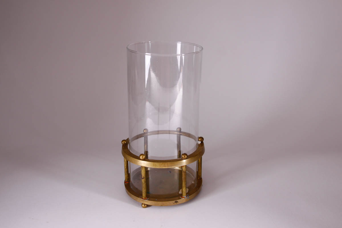 Collection of Brass and Glass Home Decor