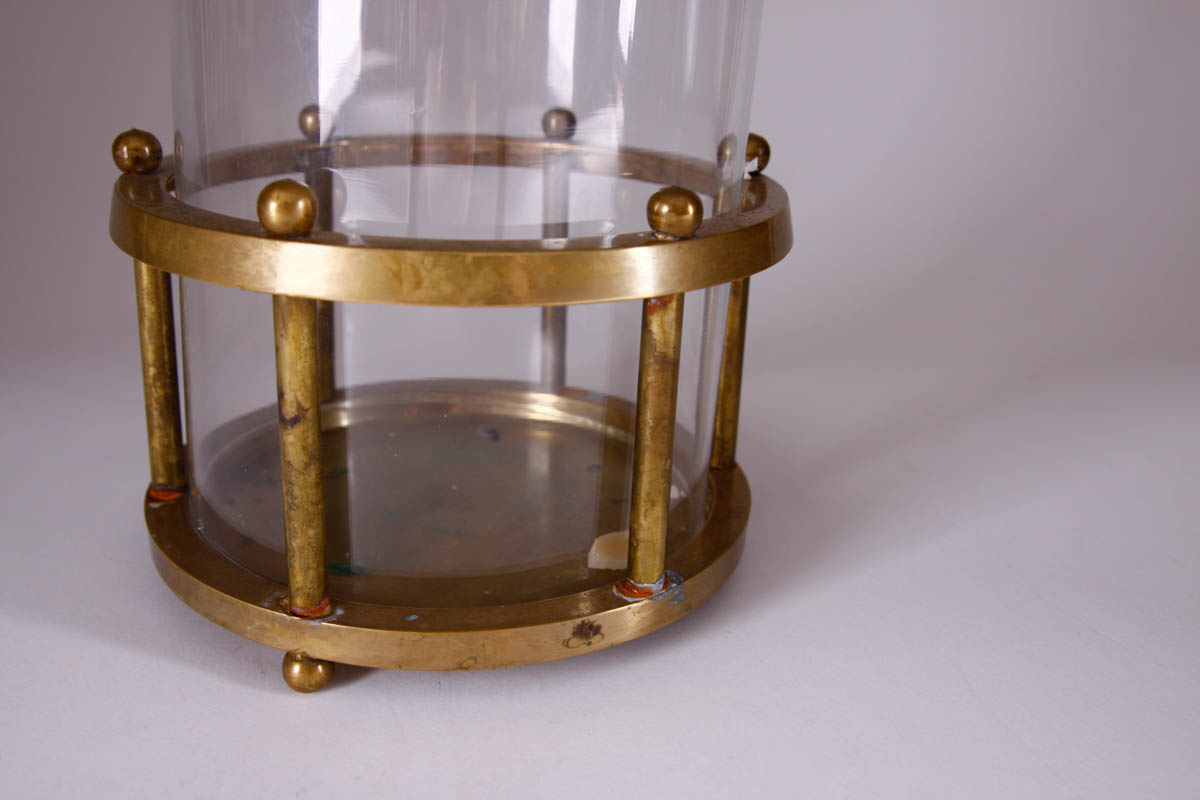 Collection of Brass and Glass Home Decor