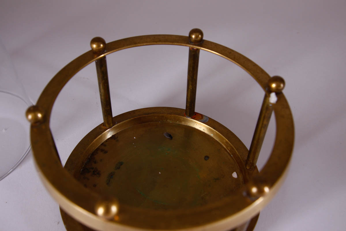 Collection of Brass and Glass Home Decor