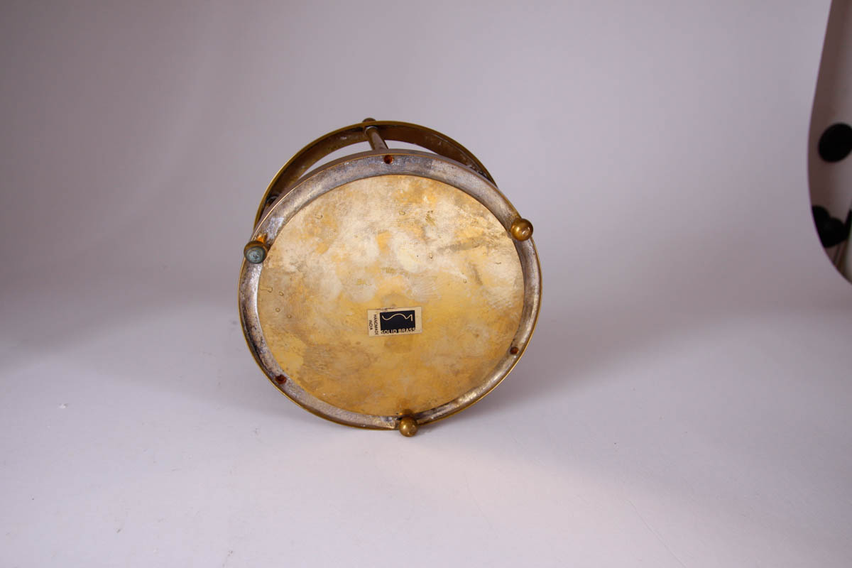 Collection of Brass and Glass Home Decor