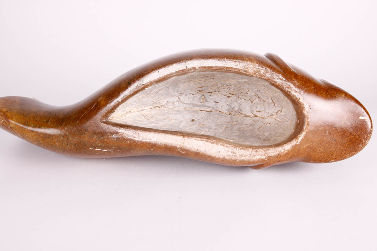 Pair of Brazilian Soapstone Fish Figures