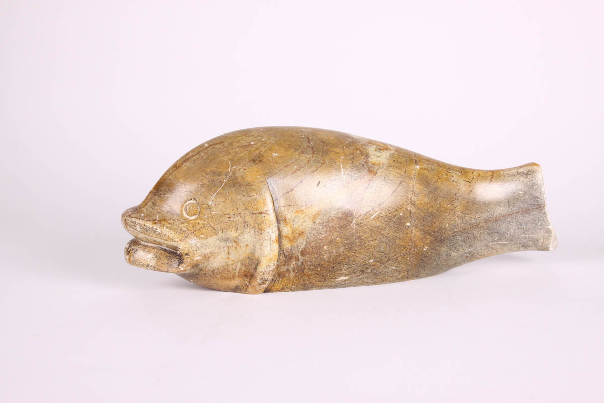 Pair of Brazilian Soapstone Fish Figures