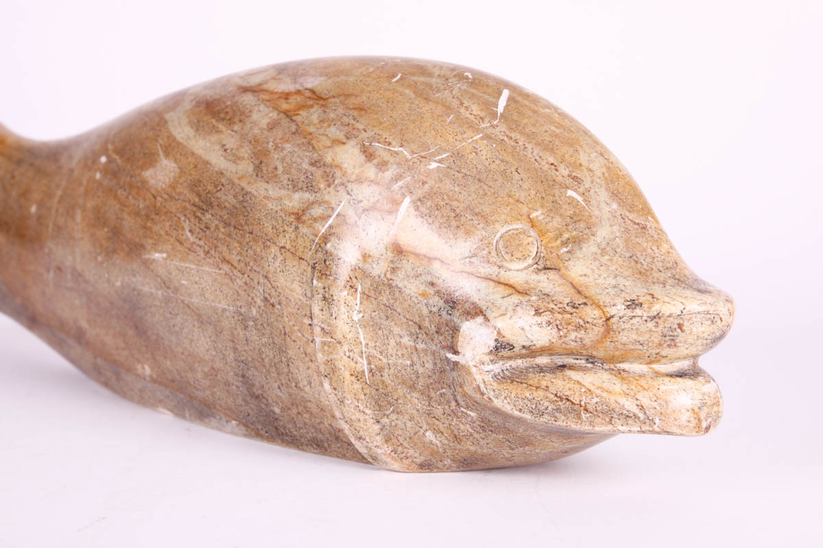 Pair of Brazilian Soapstone Fish Figures