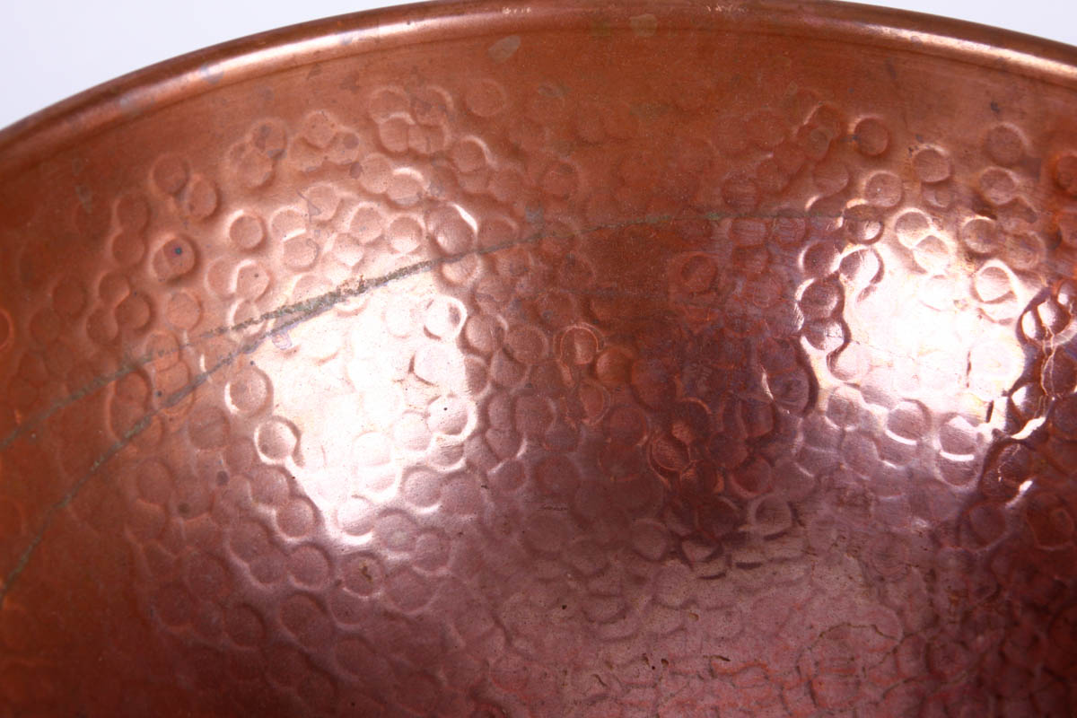 Collection of Copper Bowls and Kitchen Items