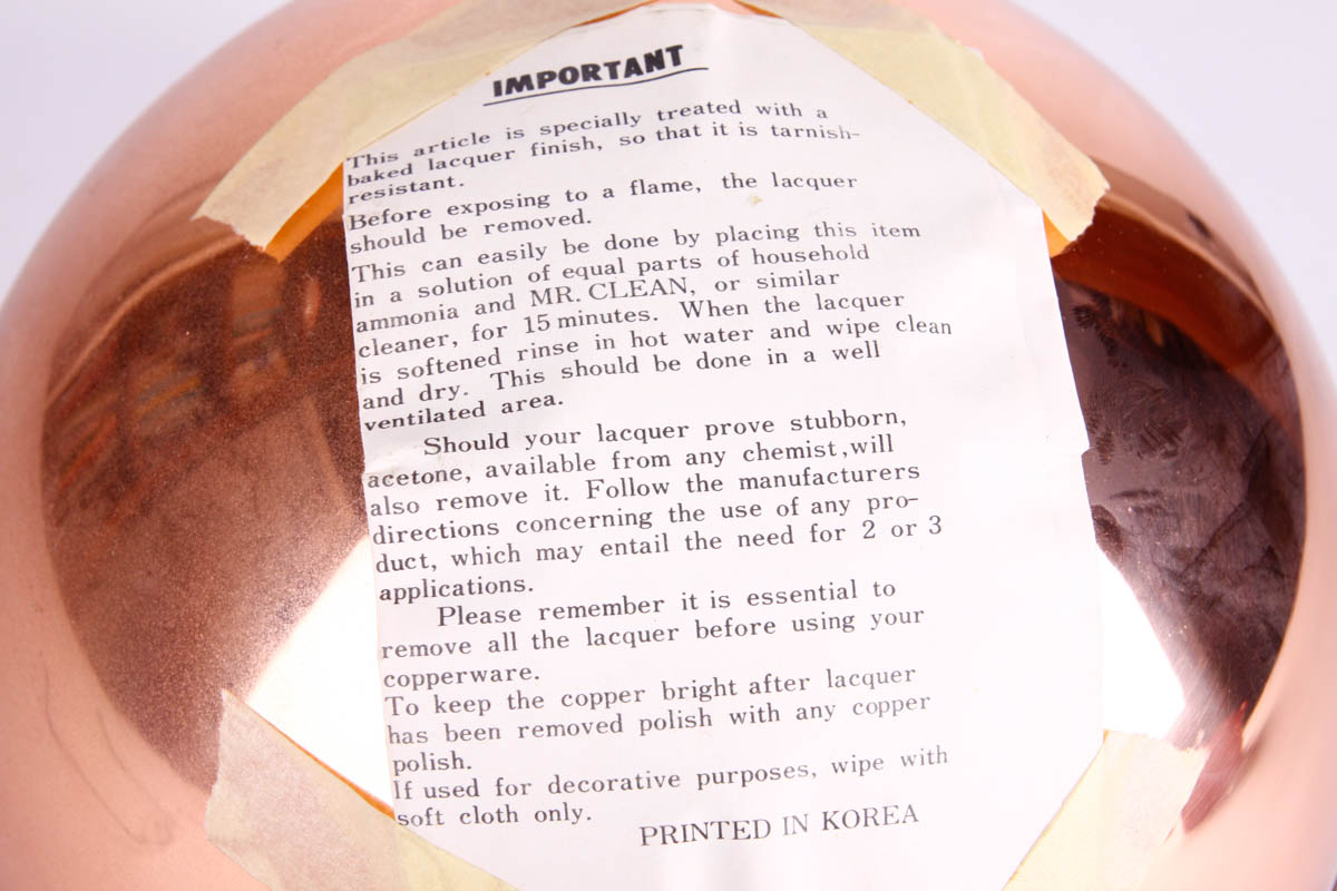 Collection of Copper Bowls and Kitchen Items