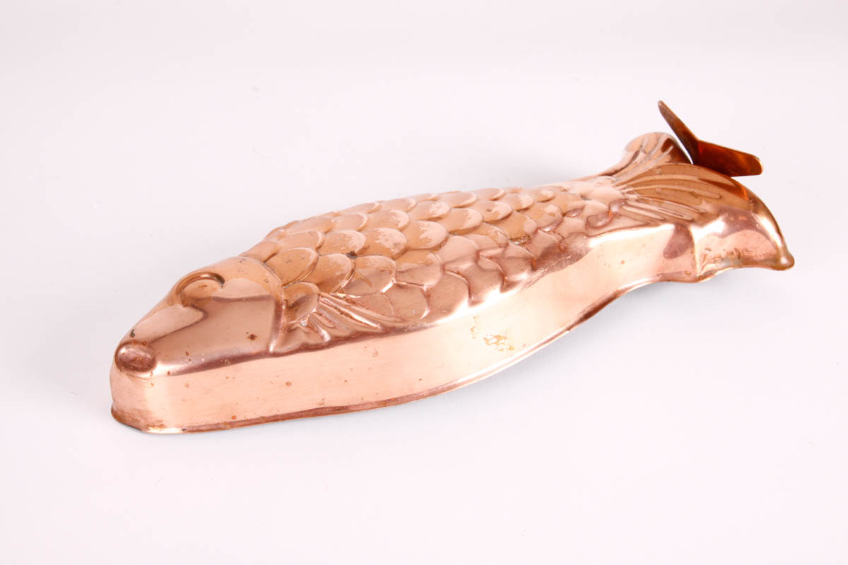 Collection of Copper Bowls and Kitchen Items