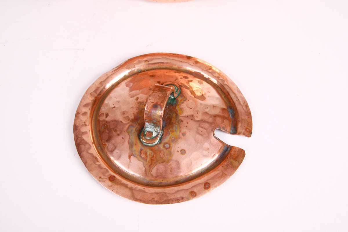 Copperplate Footed Smudge Pot