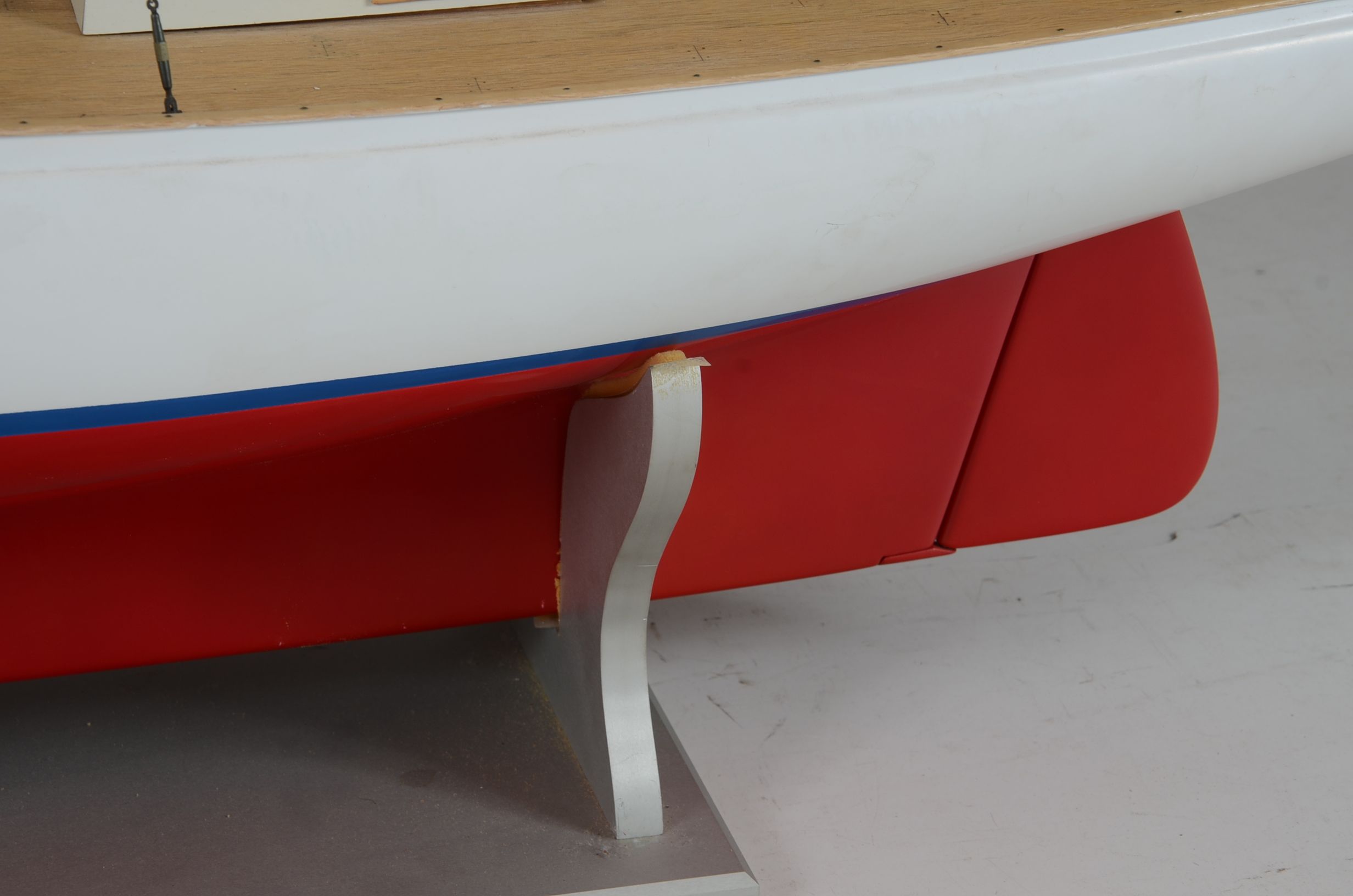 Large Scale Wooden Sailboat Model