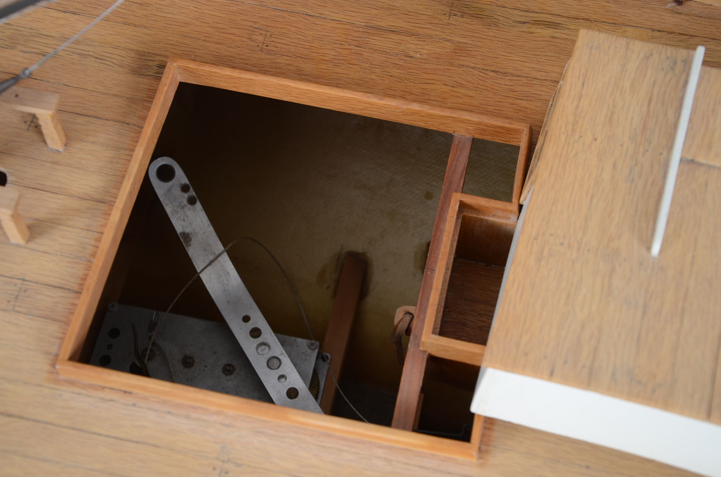 Large Scale Wooden Sailboat Model