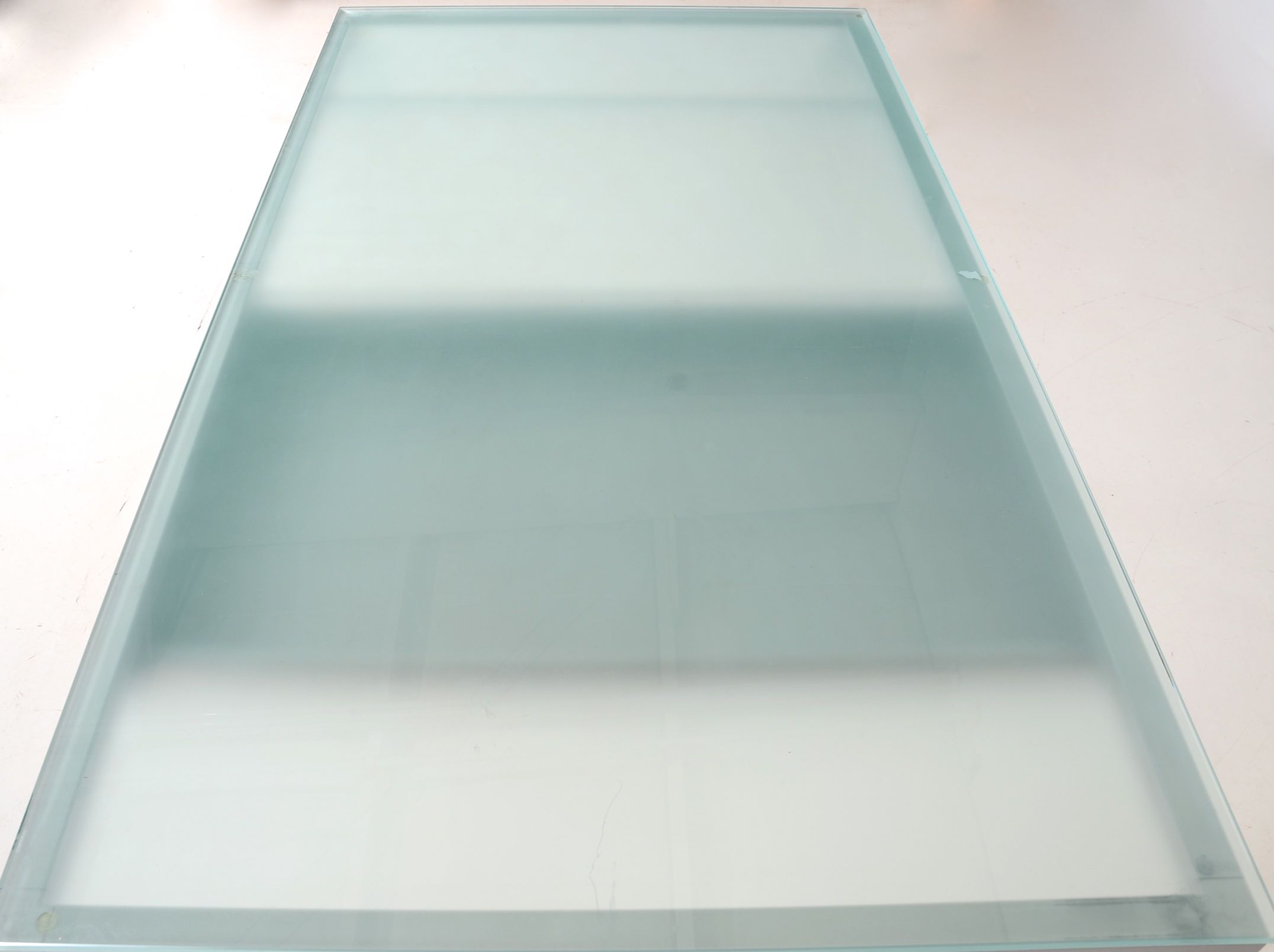 Modern Style Desk With Frosted Glass Top