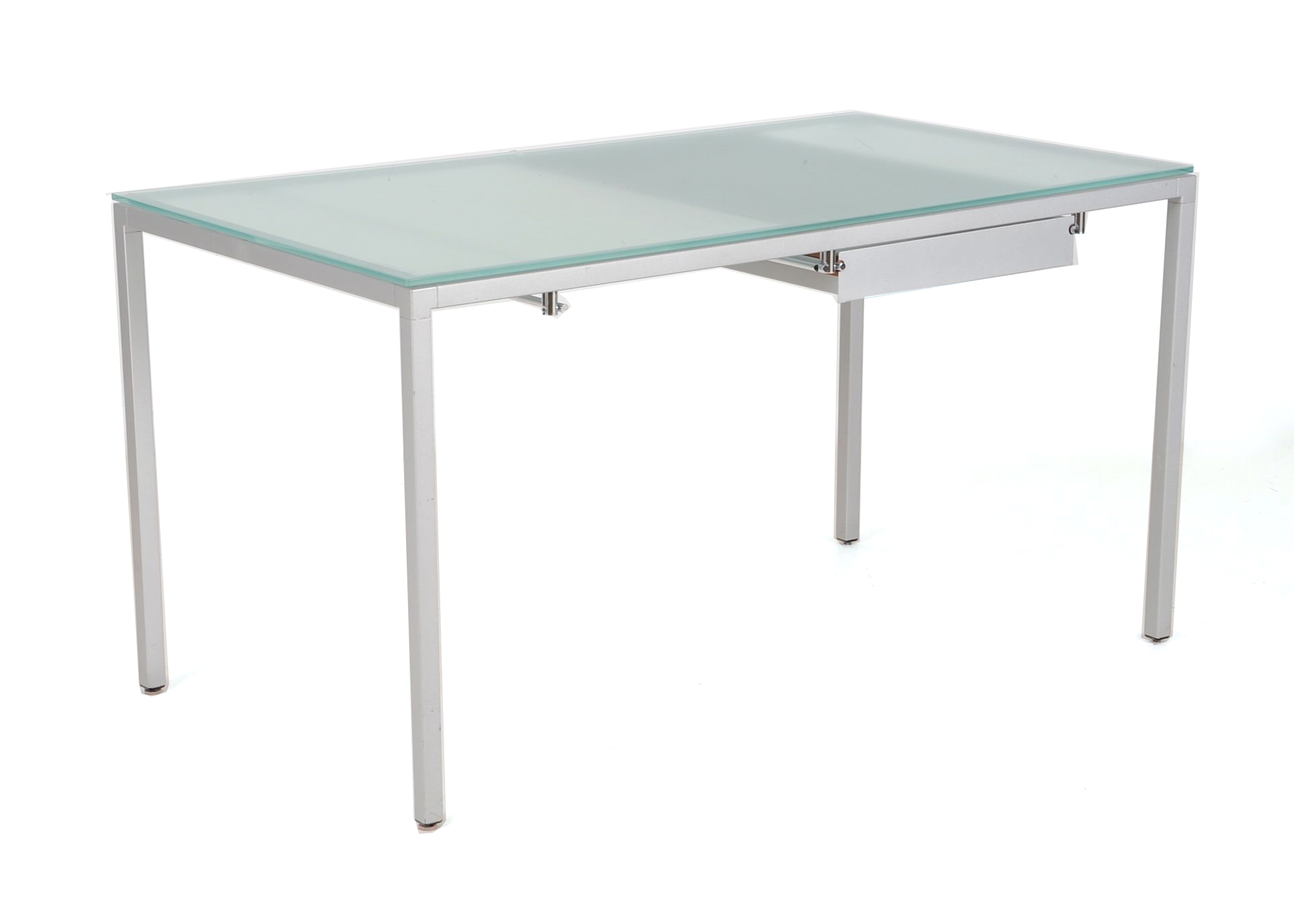 Modern Style Desk With Frosted Glass Top