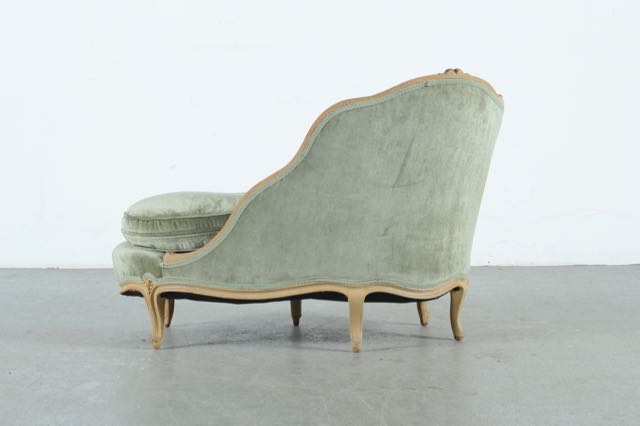 French Provencial Style Small Chaise Lounge