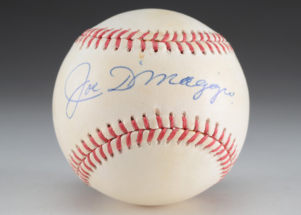 Joe DiMaggio Signed Baseball