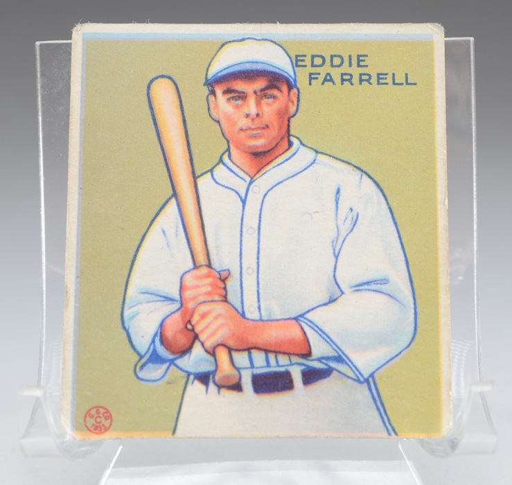 Five 1933 Goudey Gum Baseball Cards