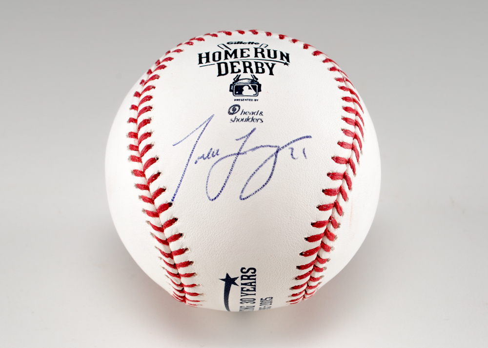 Todd Frazier Signed Home Run Derby Baseball  COA