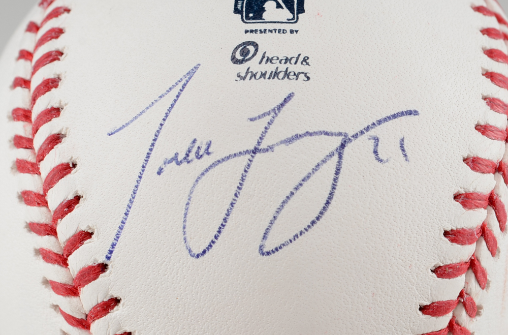 Todd Frazier Signed Home Run Derby Baseball  COA